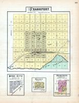 Frankfort, Home City, Bremen, Herkimer, Kansas State Atlas 1887